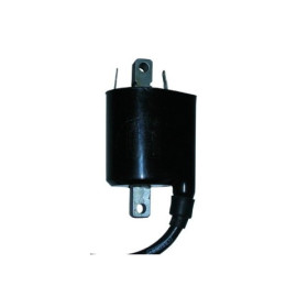 BOBINA ALTA TENSIONE 12V - c.c. 2,5 Ohm - C/CAVO 110 CM INT. FORI 80 MM. - 2 FASTON PER MOTO APRILIA - CAGIVA - GILERA - HONDA - KAWASAKI - SUZUKI - YAMAHA
