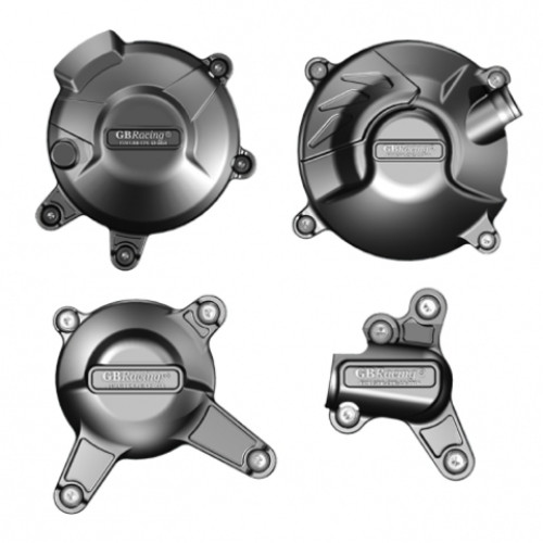 KIT PROTEZIONE CARTER SET COMPLETO GB RACING ALTERNATORE  + FRIZIONE + PICK-UP +Pompa acqua  PER YAMAHA MT09 FZ9 (2014>)