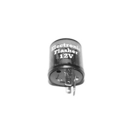 Intermittenza elettronica universale 12V -max 20A c.c 2 faston medi - c/gommino a corredo per Moto e Scooter vari imp. 12V c/intermittenza a 2 faston