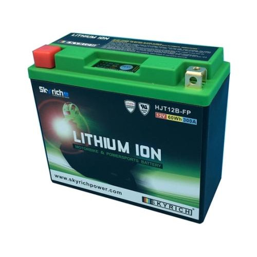 Batteria SKYRICH LITIO HJT12B-FP 12 VOLT - Dimensioni 150-65-92 Peso 1.1 Kg  Corrisponde  YT12B-BS / YT14B-BS / YB16AL-A2 Spunto 290