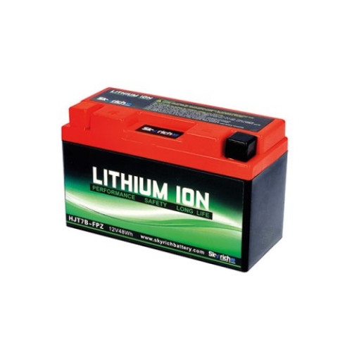 BATTERIA SKYRICH LITIO 12.8V HJT7B-FPZ corrispondente a YT7B-BS  YT9B-BS per DUCATI V4 (2019-2020) Spunto 180A