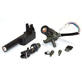 KIT SERRATURA 3 PZ. BLOCCASTERZO - SELLA -  BAULETTO PER APRILIA Rally Air 50 - SR Air 50 - SR Racing