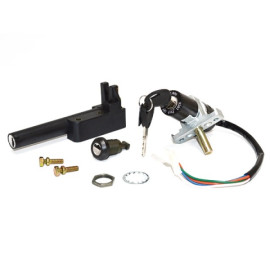 KIT SERRATURA 3 PZ. BLOCCASTERZO - SELLA - BAULETTO PER APRILIA 50 SCARABEO