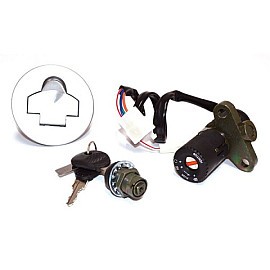KIT SERRATURA 3 PZ. BLOCCASTERZO - SELLA -  TAPPO SERBATOIO PER APRILIA RS 50 (1999-2005) - RS 50 TUONO (2003-2005)