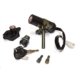 KIT SERRATURA 3 PZ. BLOCCASTERZO - BAULETTO - SELLA PER APRILIA LEONARDO 250 / 300
