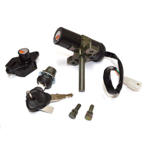 KIT SERRATURA 3 PZ. BLOCCASTERZO - BAULETTO - SELLA PER APRILIA LEONARDO 250 / 300
