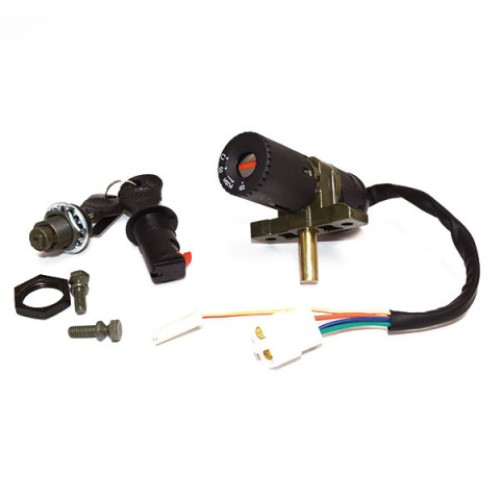 KIT SERRATURA 3 PZ. BLOCCASTERZO - BAULETTO - PORTAOGGETTI PER APRILIA HABANA 125 / CUSTOM 125 - MOJITO 125