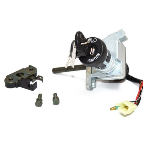 BLOCCASTERZO CENTRALIZZATO C/LEVISMO SELLA - 3 POSIZIONI - S/CAVO FLESSIBILIE PER YAMAHA  MAJESTY 125 (1998-2000)