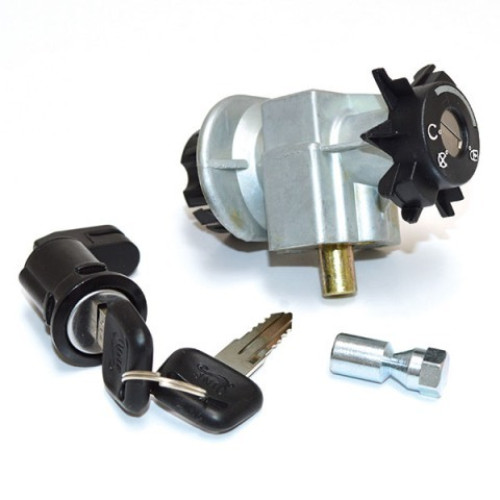 KIT SERRATURA 2 PZ. BLOCCASTERZO - SELLA PER PEUGEOT 50 VIVACITY (S/IMMOBILIZER) (1999-2005)