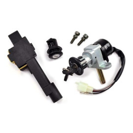 KIT SERRATURA 3 PZ. BLOCCASTERZO - SELLA - BAULETTO - PER MALAGUTI F10 JETLINE / A