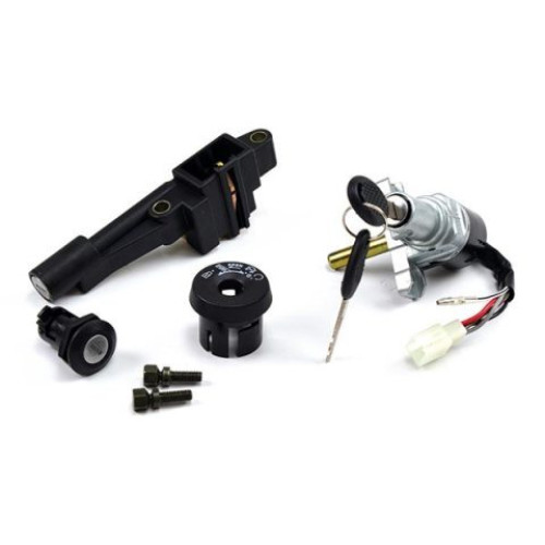 KIT SERRATURA 3 PZ. BLOCCASTERZO - SELLA - BAULETTO - PER MALAGUTI CIAK 50 / 125 / 200