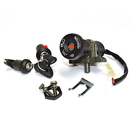 KIT SERRATURA 3 PZ. BLOCCASTERZO - BAULETTO - SPORTELLO BENZINA -  PER HONDA SH 125 / 150 (2001-2004)
