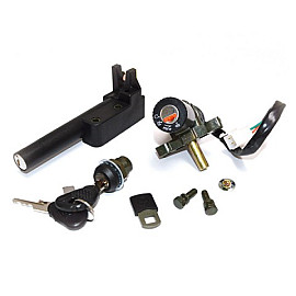 KIT SERRATURA 3 PZ. BLOCCASTERZO - SELLA - PORTAOGGETTI  PER APRILIA SR 50 DI-TECH