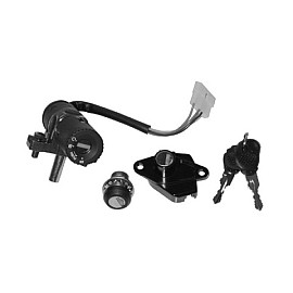 KIT SERRATURA 3 PZ. BLOCCASTERZO - SELLA - PORTAOGGETTI PER APRILIA SR 50 FACTORY (2005)