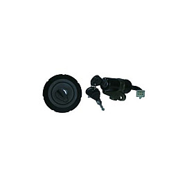 KIT SERRATURA 2 PZ. BLOCCASTERZO TAPPO SERBATOIO - PER MALAGUTI XT 125 / DT 50 (2007-2009)