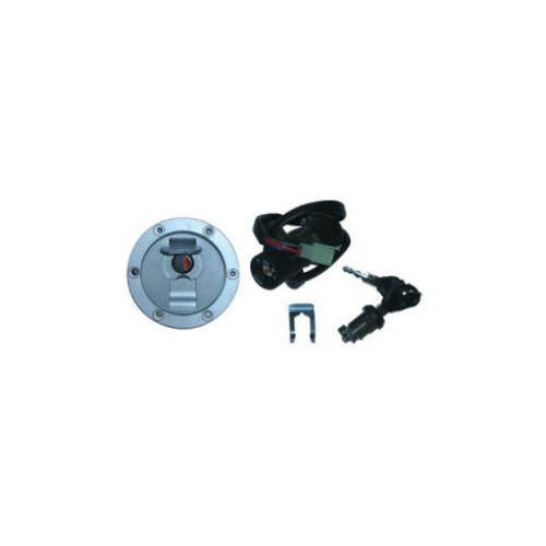 KIT SERRATURA 3 PZ. BLOCCASTERZO - TAPPO SERBATOIO - SELLA PER YAMAHA TZR 50 (2003-2005)