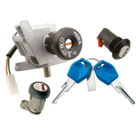 Kit serrature completo 1° equipaggiamento per APRILIA Scarabeo 125 (04-06), Scarabeo 250 (04-06)