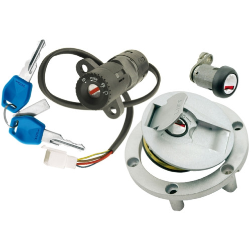 Kit serrature completo per MBK TZR X Power 50 (03-) - YAMAHA TZR 50 (03-11), TZR RR 50 (05)