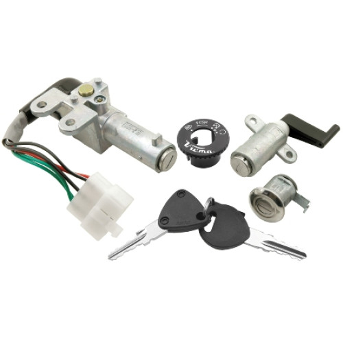 Kit serrature completo 1° equipaggiamento per KYMCO People 125 (99-00), People Euro2 125 (03), People 150 (99-00), People Euro2 150 (03)