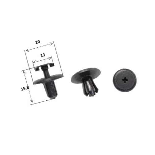 Rivetto in plastica YAMAHA