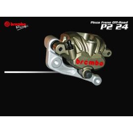 PINZE ANTERIORI BREMBO - Pinza Assiale SX PF2 x 24 - Con staffa di montaggio  (KTM SXS)