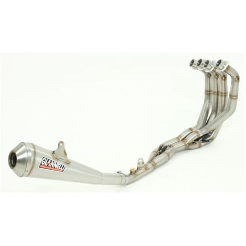 Terminale di scarico GX-ONE Gianelli per Ducati Monster 696 (2008-2014) - Ducati Monster 796 (2010-2014) - Slip-on nichrom (dx+sx) -