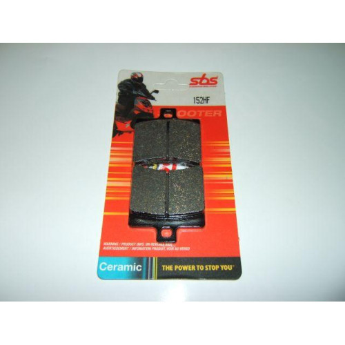 Pastiglie freno SBS Posteriore  in Ceramica (1 coppia per 1 disco) APRILIA 125cc Scarabeo MALAGUTI 125/200cc Madison 125/200/250/400 3 2006-2008