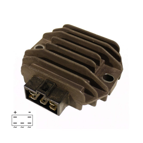 Regolatore di Tensione Giapponese SH640D-12 - 12V - Trifase C.C. - 5 Faston - BENELLI - BETA - MALAGUTI - MBK - SUZUKI - YAMAHA