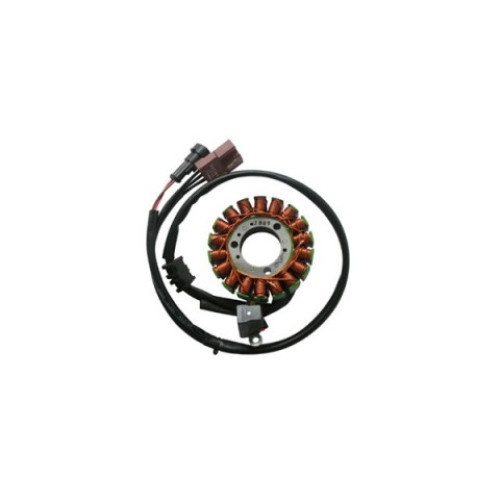 Statore completo Kokusan trifase 18 poli - 370W - diametro est. 96 - int. 37 - c/pick-up a 2 cavi MOTORE PIAGGIO MASTER 400/500 4T per PIAGGIO MP3 400 (07/12) MP3 400 LT (09/12) MP3 400 MIC (08/12) 500 MP3 LT/RL SPORT/BUSINESS (11/13)