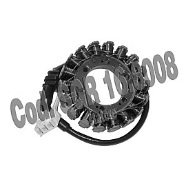 Statore Kokusan trifase 18 poli - 450W - diametro est. 118,6 - int. 54 - spess. 31 MOTORE APRILIA/PIAGGIO 800/850 per APRILIA 850 MANA (08) 850 MANA GT (09/13) SRV 850 (12/13) - GILERA GP 800 (08/10) GP 800 CENTENARIO (09)
