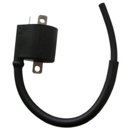 BOBINA ALTA TENSIONE GIAPPONESE F6T535 0,6 Ohm PER CDI - 1 CONTATTO C/CAVO IN FUSIONE 25 cm. INT. FORI 55 mm PER SUZUKI DR 350 S/SE 90/98