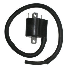 BOBINA ALTA TENSIONE GIAPPONESE F6T559 12V 3,6 Ohm - 2 CONTATTI C/CAVO IN FUSIONE 40 cm. INT. FORI 55 mm. PER SUZUKI DL1000 - SV 1000