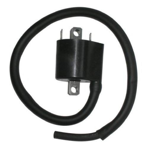 BOBINA ALTA TENSIONE GIAPPONESE F6T559 12V 3,6 Ohm - 2 CONTATTI C/CAVO IN FUSIONE 40 cm. INT. FORI 55 mm. PER SUZUKI DL1000 - SV 1000