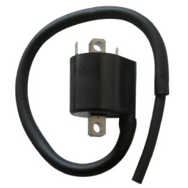 BOBINA ALTA TENSIONE GIAPPONESE F6T559 12V 3,6 Ohm - 2 CONTATTI C/CAVO IN FUSIONE 35 cm INT. FORI 55 mm. PER SUZUKI SV 650 03/07