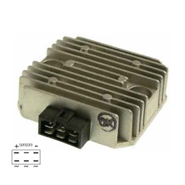 Regolatore di Tensione 12V - Trifase - C.C. - 6 Faston con Sensore per KAWASAKI GPZ 400 (85>) - Z 400 F (85>) - GPZ 550 A (84>) - ZR 550 ZEPHYR (90>) - KLR 600 B (85/94) - KL 650 Tengai (89>) - KLR 650 A/C (87/07) - GPZ 750 UNITRACK (83/87) - ZN 1300