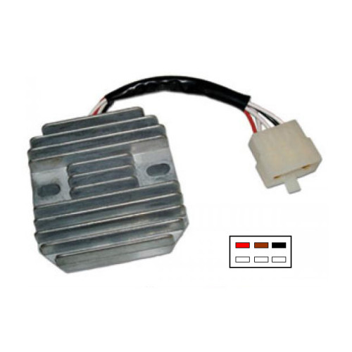 Regolatore di Tensione DZE 12V - Trifase C.C. - 6 cavi con Sensore - GILERA - YAMAHA