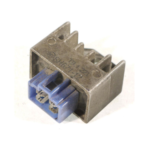 Regolatore di Tensione Giapponese SH671-12 - 12V - C.C./C.A. - 4 Faston Morsettiera BLU - MBK - YAMAHA