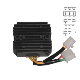Regolatore di Tensione Giapponese SHINDENGEN SH689A-12 - 12V - C.C - Trifase - 8 Cavi con Sensore (5 + 3) - HONDA CBR 1100 XX SUPER BLACKBIRD (2001/2006)