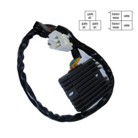 Regolatore di Tensione Giapponese SH579A-12 - 12V - C.C - Trifase - 7 Cavi (4 + 3) - CAGIVA - DUCATI - HONDA - SUZUKI - TRIUMPH