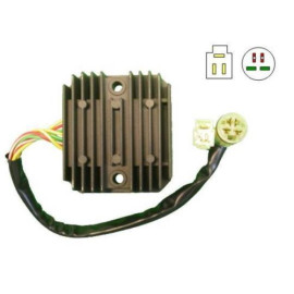 Regolatore di Tensione - 12V - CC - TRIFASE - 7 CAVI (CONNETTORE TONDO 4 FASTON FEMMINA) per HONDA XRV 750 AFRICA TWIN (1993/2003-RD07)