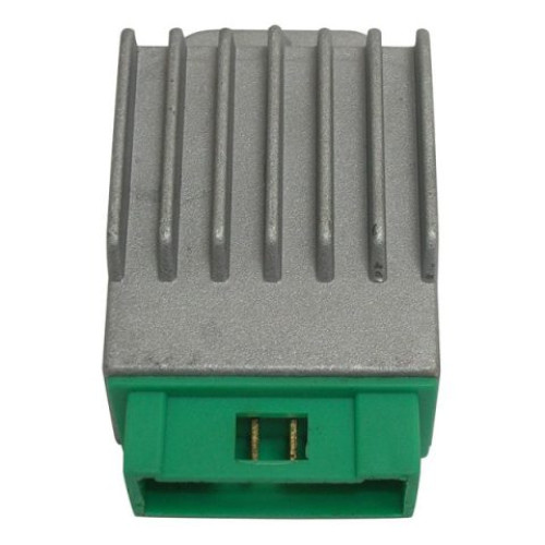 REGOLATORE DI TENSIONE 12V AC/DC - 6 FASTON C/INTERMITTENZA - MORSETTIERA VERDE PER DERBI-PIAGGIO