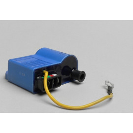BOBINA CENTRALINA ELETTRONICA ADATTABILE CDI / TRASDUTTORE ELETTRONICO 4 FASTON - BLU per PIAGGIO VESPA PX/PK/ET3-APE