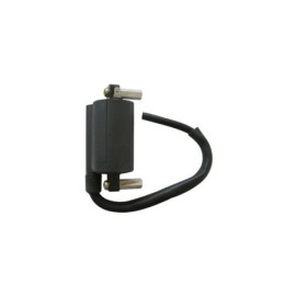 BOBINA ALTA TENSIONE 12V/3,5 Ohm - 2 FASTON - INT. FORI 80 mm. - C/CAVO AVVITATO 20 cm. PER SUZUKI 125/250 INTRUDER