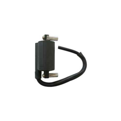 BOBINA ALTA TENSIONE 12V/3,5 Ohm - 2 FASTON - INT. FORI 80 mm. - C/CAVO AVVITATO 20 cm. PER SUZUKI 125/250 INTRUDER