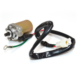 Motorino Avviamento  12V/0,15KW - 11 denti - rotazione Sinistra con Cavi per SCOOTER 50 PEUGEOT