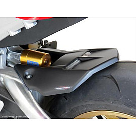 Parafango Posteriore in ABS Nero Opaco con griglia Argento - Corto - No Copricatena - per HONDA CBR 1000 RR / SP / SP2 (2017>)