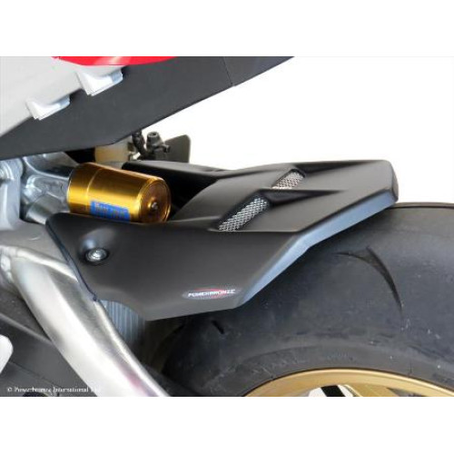 Parafango Posteriore in ABS Nero Opaco con griglia Argento - Corto - No Copricatena - per HONDA CBR 1000 RR / SP / SP2 (2017>)