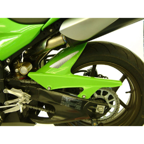 Parafango Posteriore in ABS Colore Nero Naturale con Paracatena per KAWASAKI ZX-10R 1000 (2006/2007)