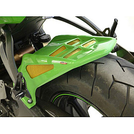 Parafango Posteriore in ABS Colore Nero Naturale Senza Paracatena per KAWASAKI ZX-10R 1000 (2008/2010)