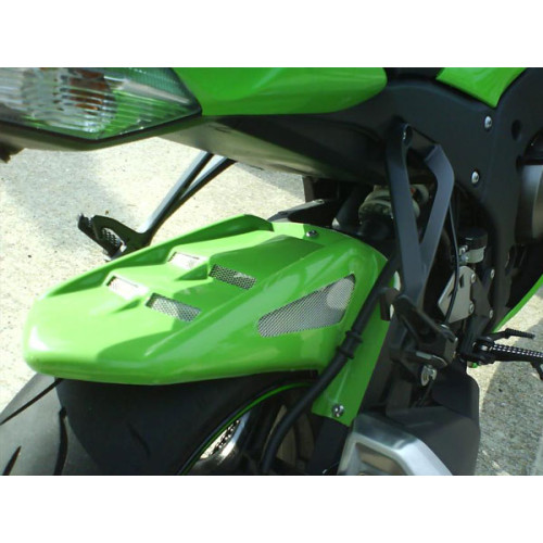 Parafango Posteriore in ABS Colore Nero Naturale Senza Paracatena per KAWASAKI ZX-10R 1000 (2011>)